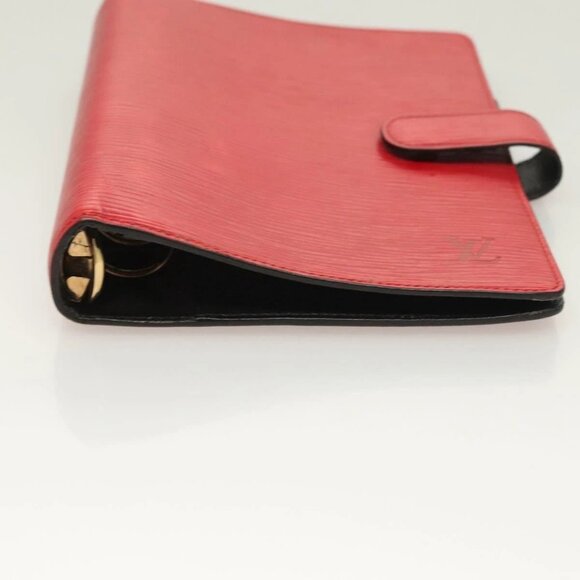 LOUIS VUITTON Epi Agenda MM Day Planner Cover Red R20047 LV Auth ki5772 - Picture 7 of 16